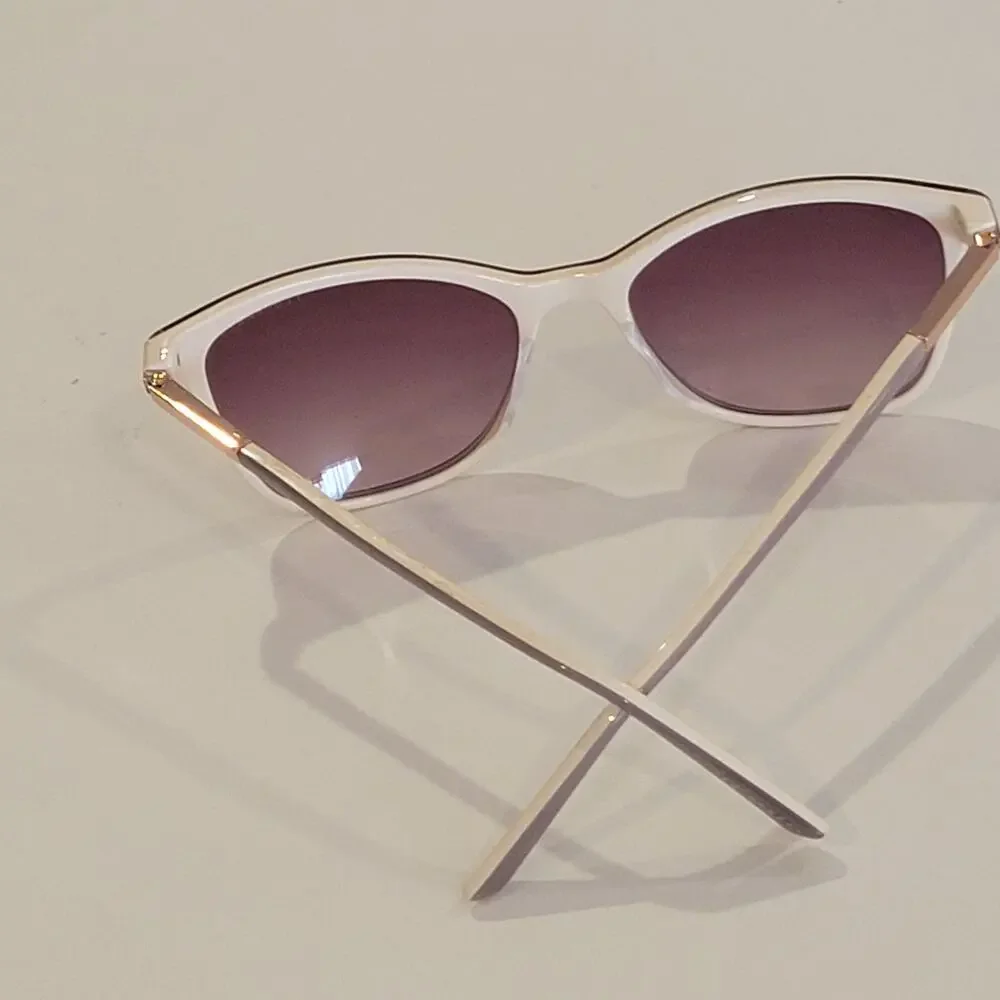 Ted Baker London Women's Sunglasses TBW109 TAU Taupe Cat Eye 56-17-140 with Case